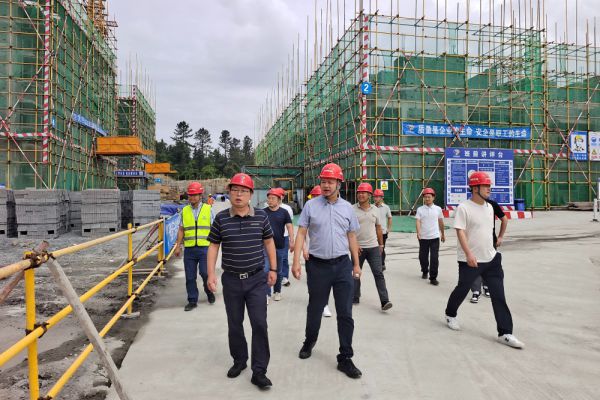 兩江控股集團領導黃修華督導內江威遠項目 筑牢安全與質量雙防線